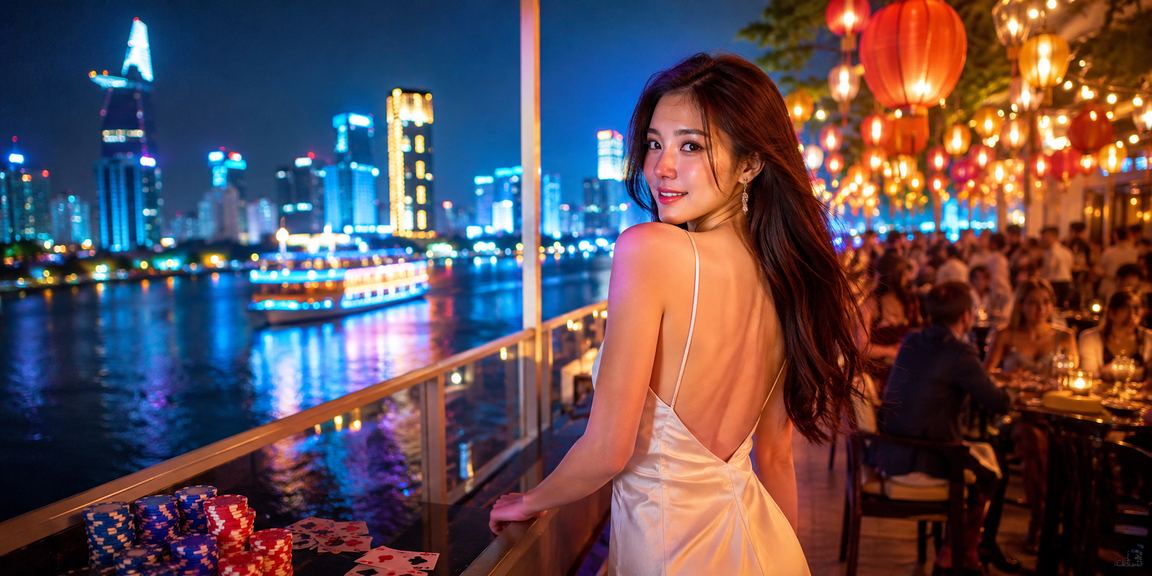 Khung cảnh sôi động của chợ đêm tại thành phố Hồ Chí Minh